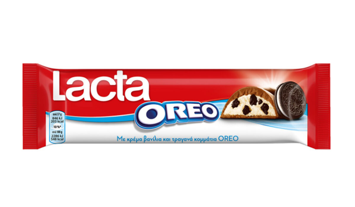 Ανακαλούνται μπάρες σοκολάτας Oreo Lacta 37 γρ.