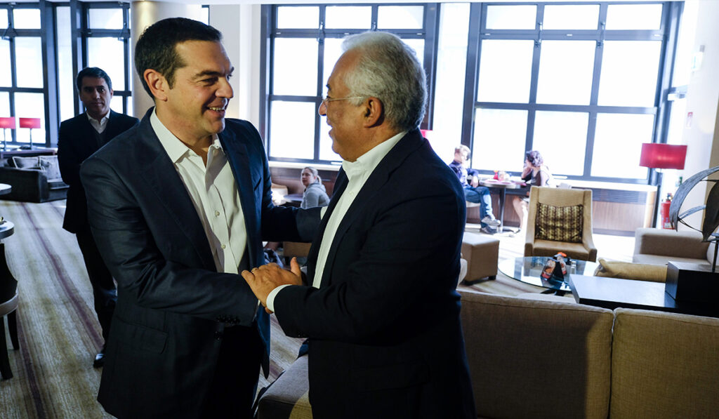Συγχαρητήρια Τσίπρα σε Κόστα για τη νίκη του στις πορτογαλικές εκλογές