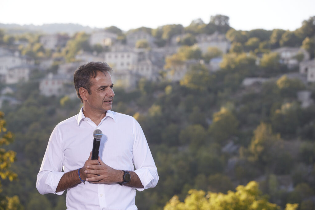 Συνάντηση του Κυρ. Μητσοτάκη με τον δήμαρχο Ιωαννιτών Μ. Ελισάφ