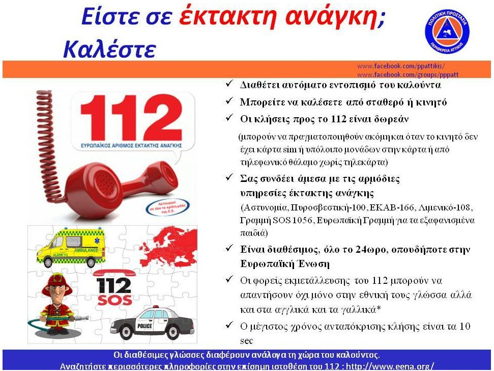 Περιφέρεια Αττικής: Αυτοί είναι οι αριθμοί έκτακτης ανάγκης που πρέπει να ξέρετε