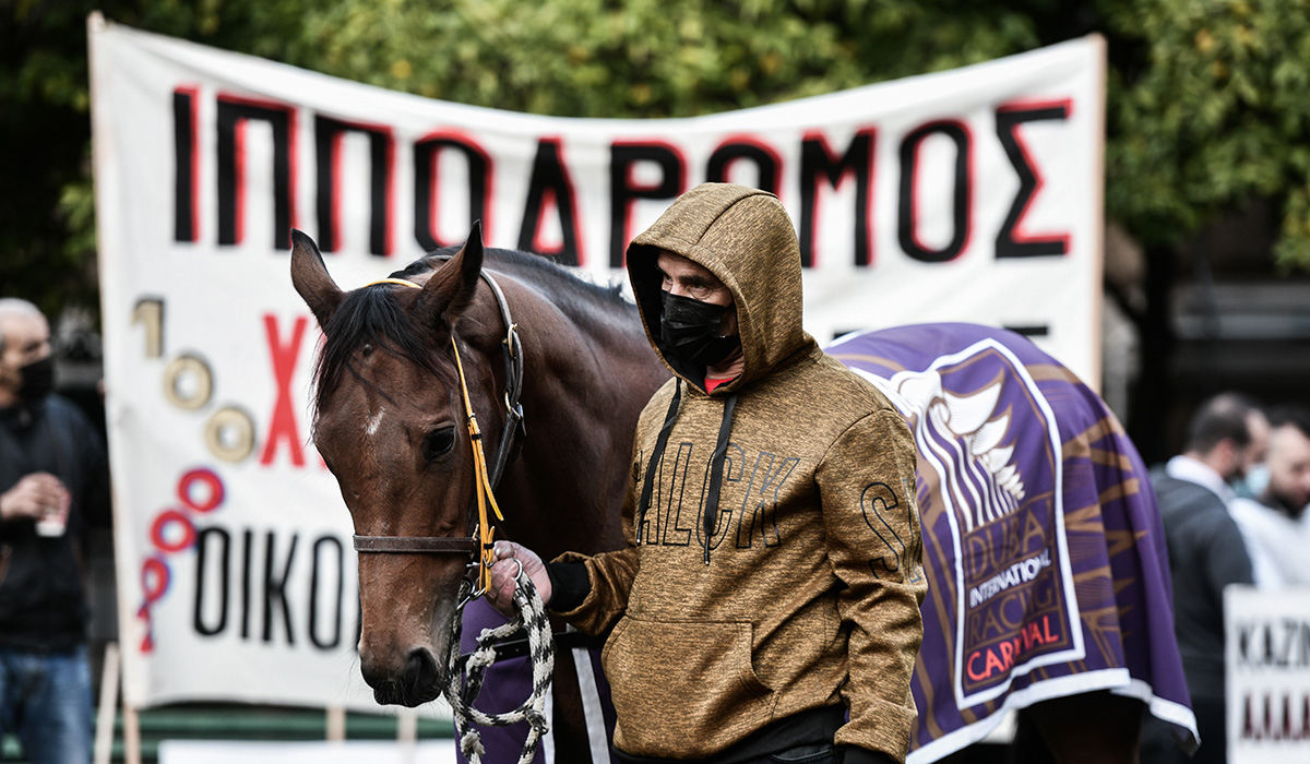 Άλογα στο κέντρο της Αθήνας