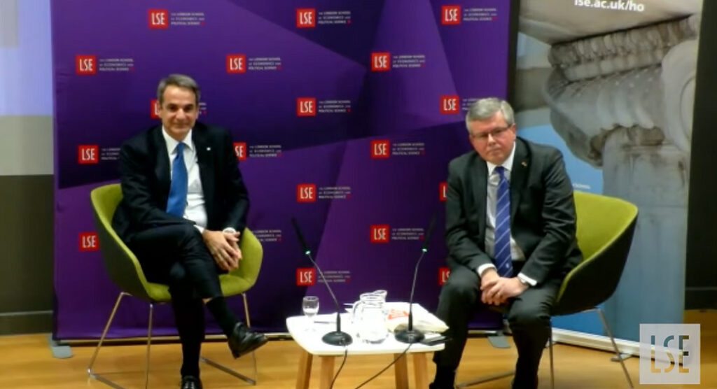 Μητσοτάκης στο LSE: Η Τουρκία προβάλλει παλαιού τύπου αυτοκρατορικές φιλοδοξίες – Τι είπε για εκλογές