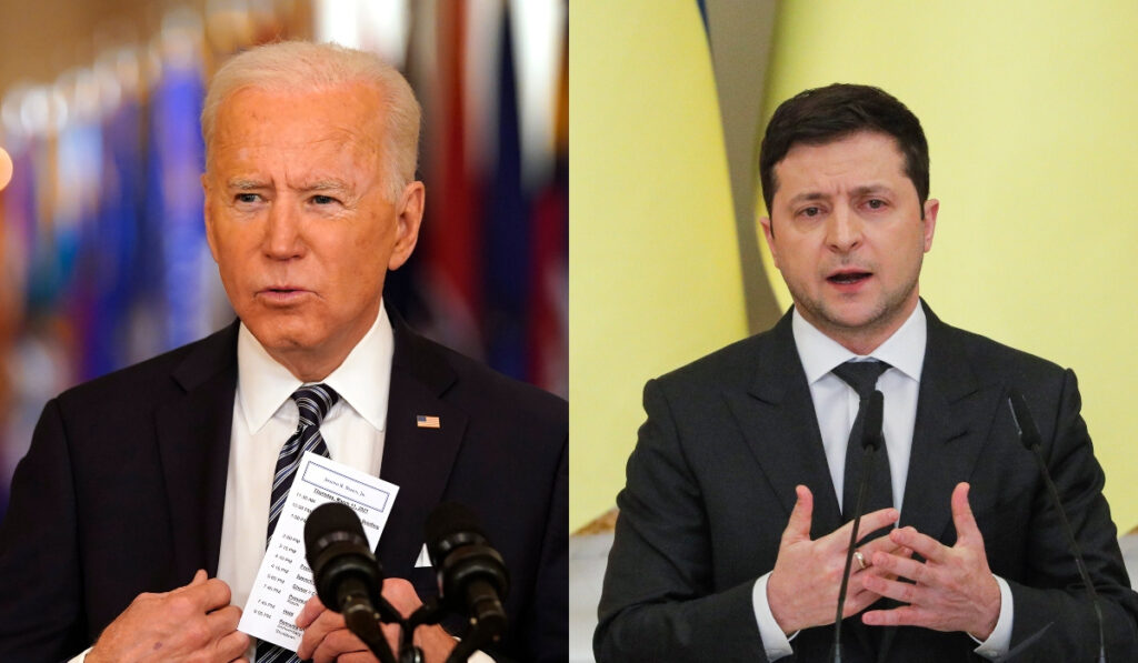 Πόλεμος στην Ουκρανία: Κυρώσεις και στρατιωτική βοήθεια στην τηλεφωνική επικοινωνία Μπάιντεν – Ζελένσκι