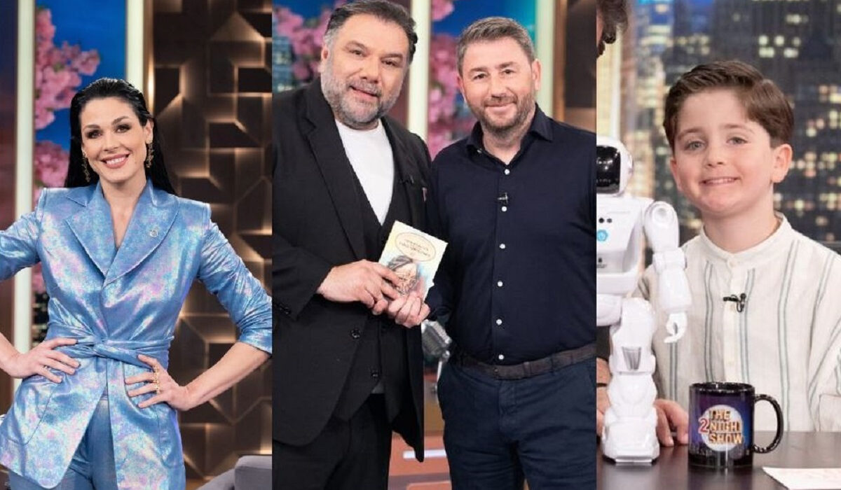 The 2Night Show: Ανδρουλάκης, Τριανταφυλλίδου κι Ελευθερόπουλος σήμερα στον ΑΝΤ1