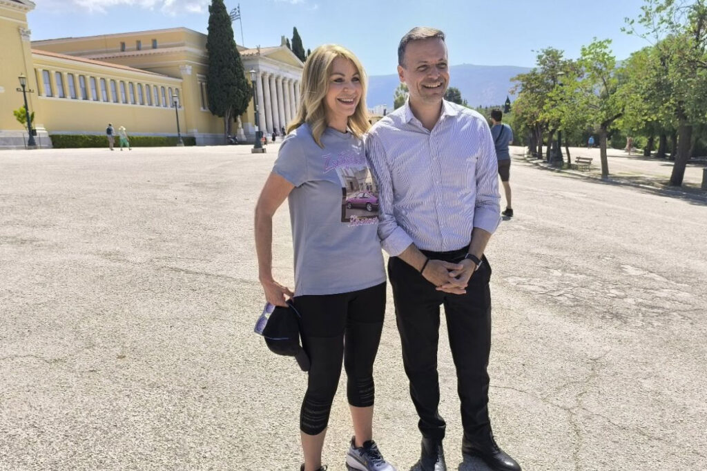 Tik Tok: Ο… μεγάλος περίπατος του Χάρη Δούκα με την Έλλη Στάη στο Ζάππειο