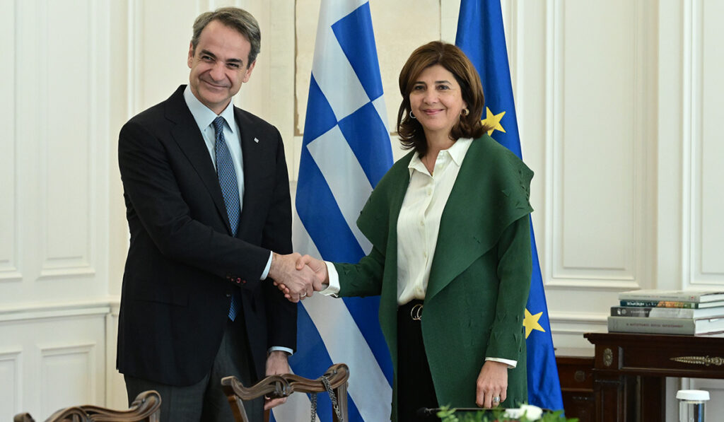 Μητσοτάκης σε απεσταλμένη Γ.Γ. ΟΗΕ για το Κυπριακό: Στηρίζω την προσπάθεια επανένερξης των συνομιλιών