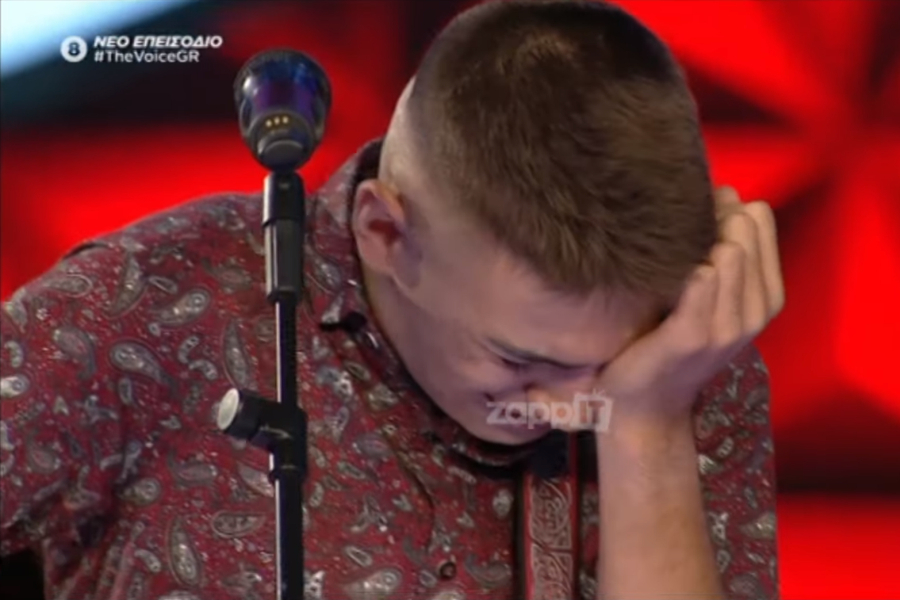 The Voice: Έβαλε τα κλάματα ο 19χρονος – Πώς αντέδρασαν Παπαρίζου και Ρουβάς (Βίντεο)