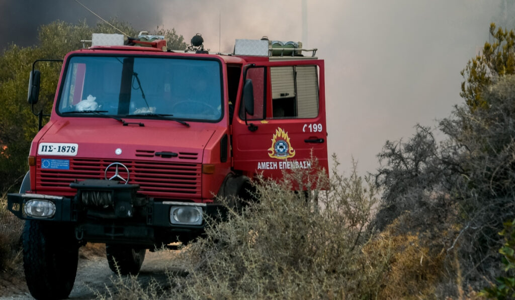 Υπό έλεγχο η φωτιά στη Θεσσαλονίκη