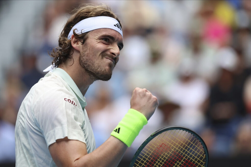 Στεφάνος Τσιτσιπάς: Στους 16 του Australian Open με εμφατικό 3-0 κόντρα στον Βαν Άς