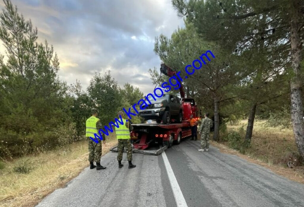 Τροχαίο με στρατιωτικό τζιπ – Ένας τραυματίας