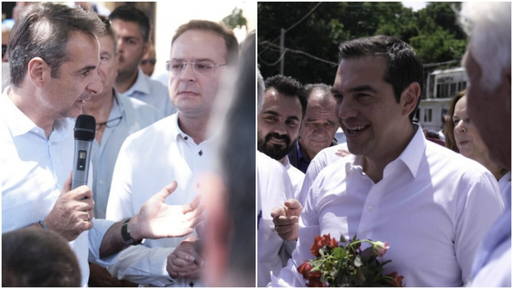 Αλέξης Τσίπρας, Κυριάκος Μητσοτάκης σε «debate» στον ΣΚΑΪ