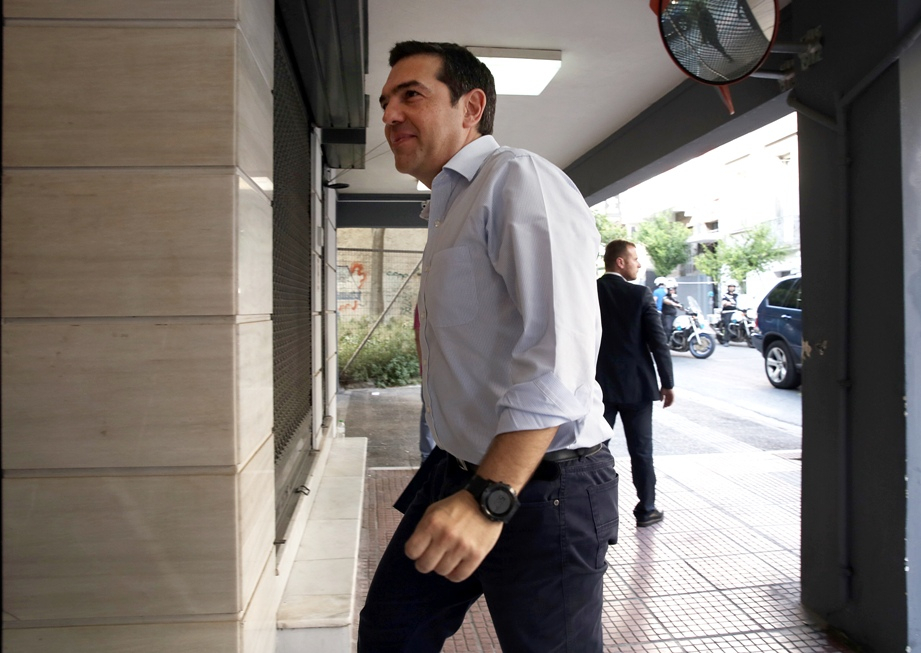 Σύνθημα νίκης από τον Αλέξη Τσίπρα στην Κ.Ε. του ΣΥΡΙΖΑ