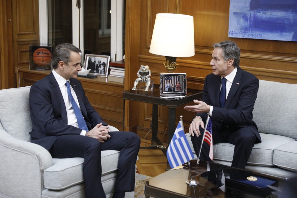 Τηλεφωνική επικοινωνία Μητσοτάκη – Μπλίνκεν ενόψει της Συνόδου Κορυφής του ΝΑΤΟ