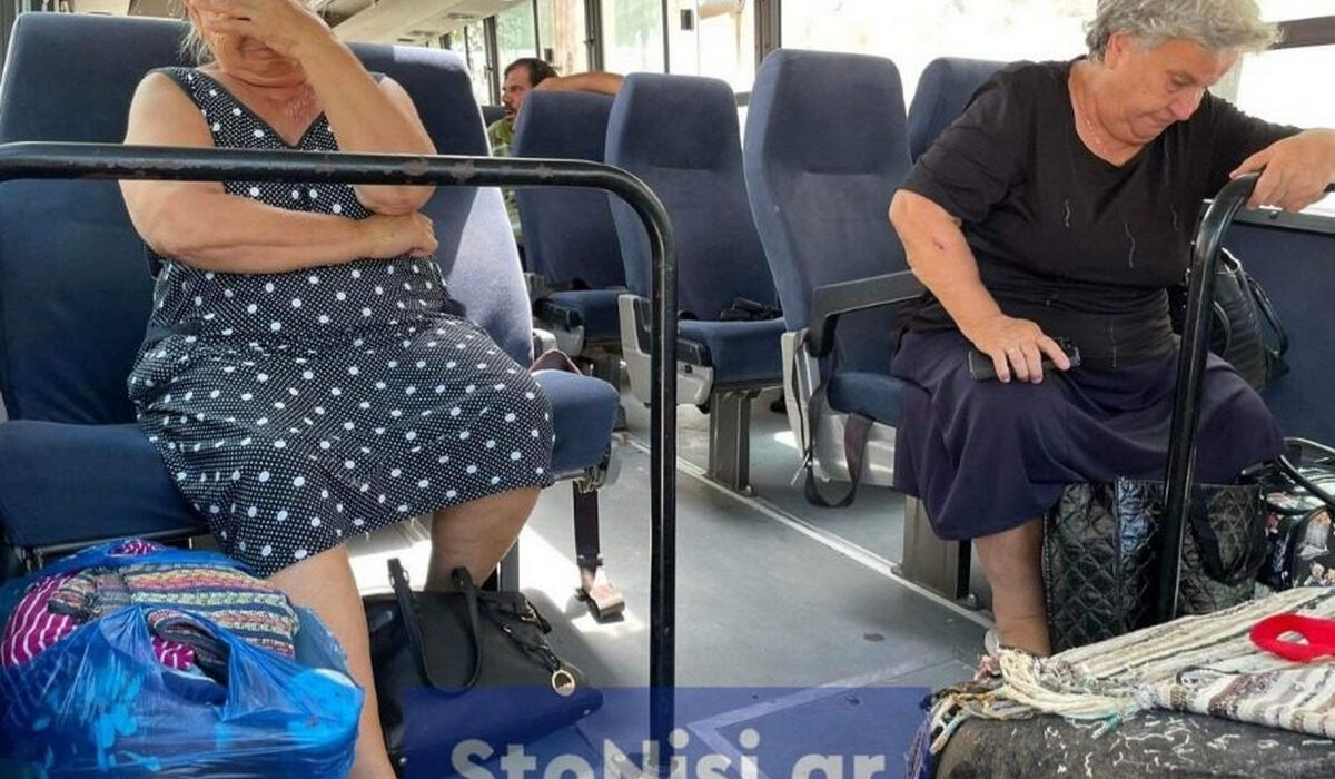 Φωτιά στη Λέσβο: Οι σεισμόπληκτοι που έγιναν πυρόπληκτοι – Με δάκρυα εγκαταλείπουν την Βρίσα (Βίντεο)
