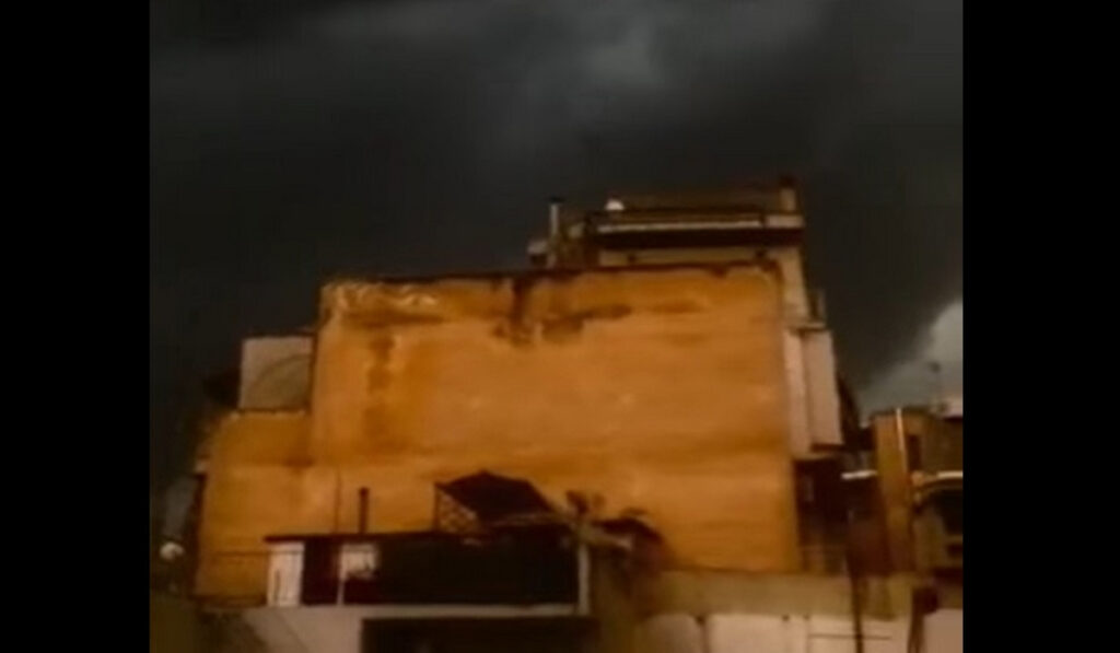 Κακοκαιρία: Απόκοσμο βίντεο από τον ερχομό της στην Αττική