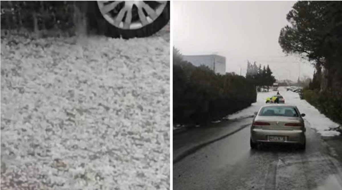 Η χαλαζόπτωση που μοιάζει με… χιονόπτωση – Απίστευτες εικόνες στην Ξάνθη – «Άσπρισε» η πόλη (βίντεο)