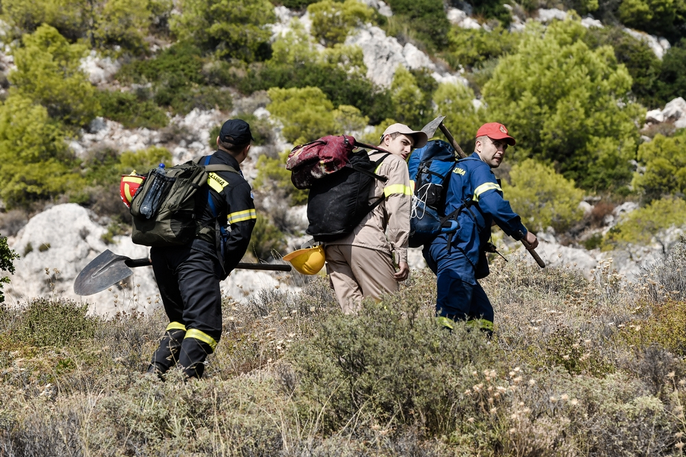 Υπό έλεγχο και χωρίς ενεργό μέτωπο η φωτιά στην Κερατέα
