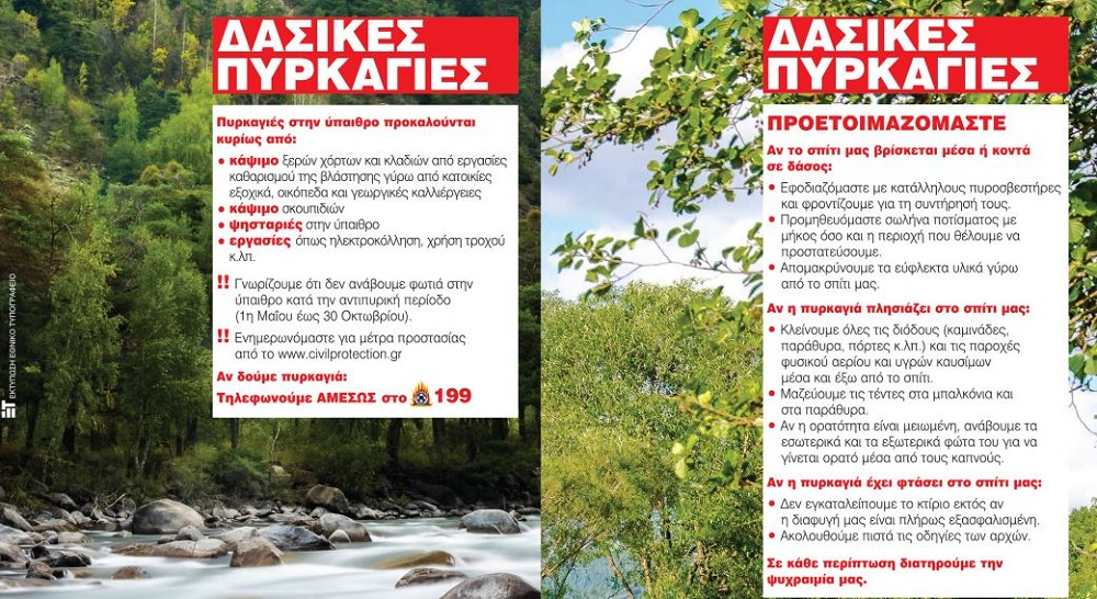 Πού είναι πολύ υψηλός ο κίνδυνος πυρκαγιάς την Πέμπτη