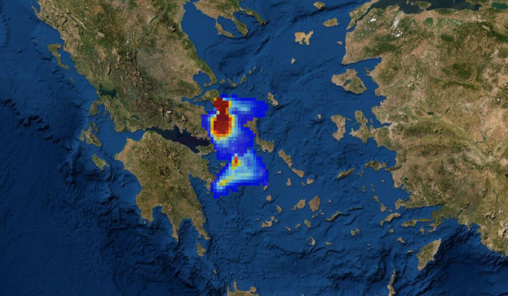 Αστεροσκοπείο: Πώς ο καπνός από τις πυρκαγιές «κατάπιε» Αττική και Εύβοια