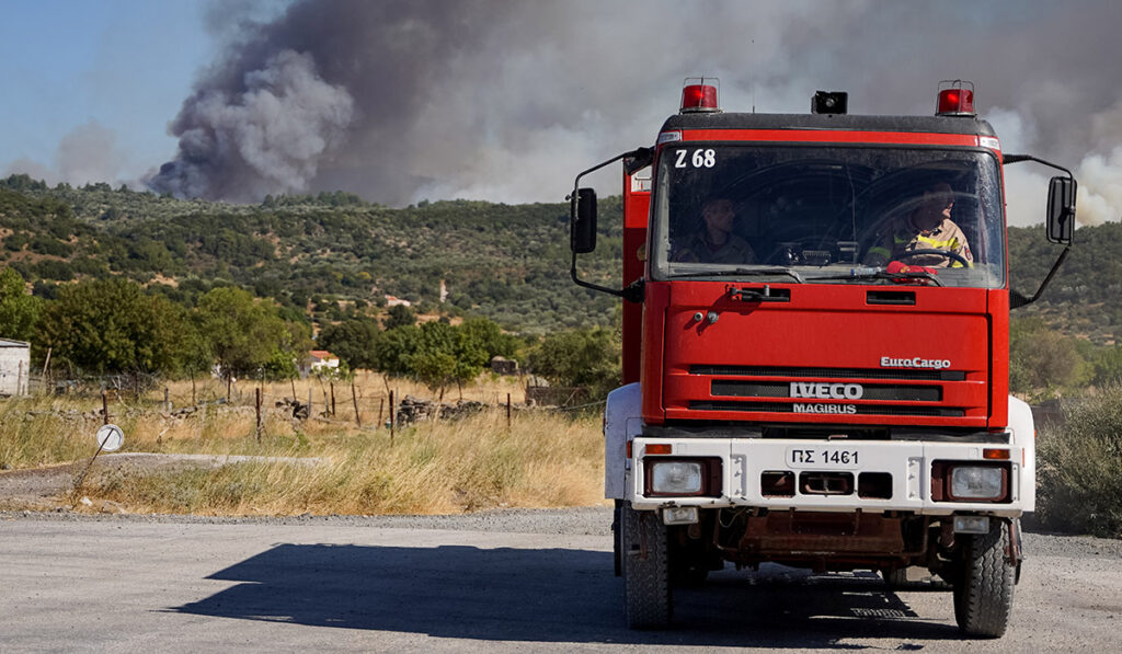 Φωτιά τώρα στην Κέρκυρα