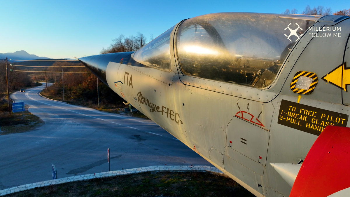 Γιώργος Μπαλταδώρος: Ένα Mirage F1 στο χωριό του ήρωα πιλότου (Βίντεο – Φωτογραφίες)
