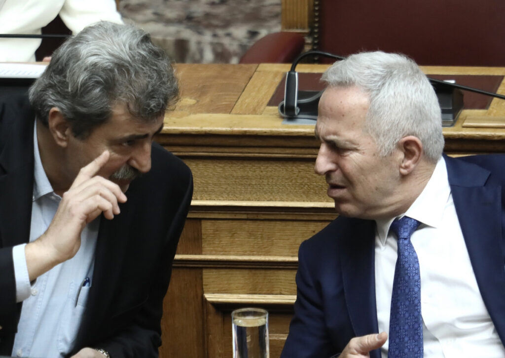 Το αντάμωμα στο Ρέθυμνο του Αποστολάκη και του Πολάκη