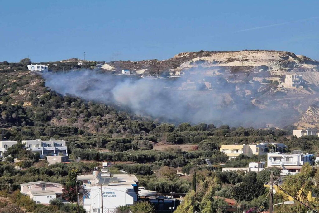 Φωτιά τώρα στη Κω – Μήνυμα από το 112