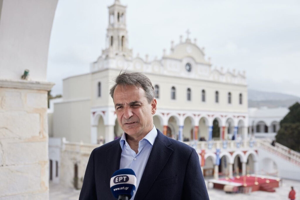 Δεκαπενταύγουστος: Στην Τήνο σήμερα ο Κυριάκος Μητσοτάκης