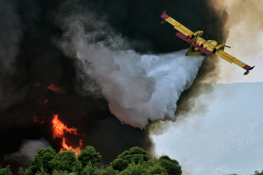 Πυρκαγιά στην περιοχή Λούβρο του δήμου Αρχαίας Ολυμπίας