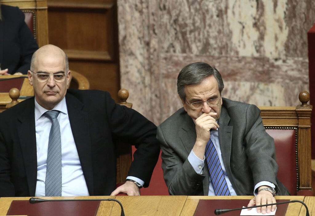 Σε «λευκή απεργία» οι κορυφαίοι της ΝΔ – Τι αποφάσισαν Σαμαράς και Δένδιας