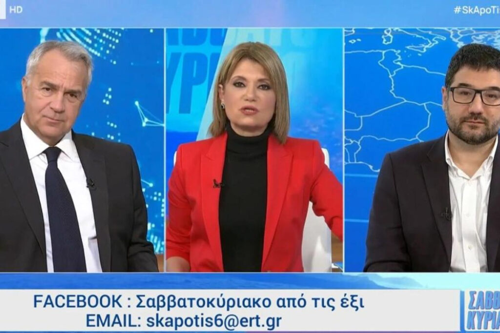 Καυγάς Βορίδη – Ηλιόπουλου για τους πλειστηριασμούς – Έφυγε από το στούντιο ο υπ. Εσωτερικών