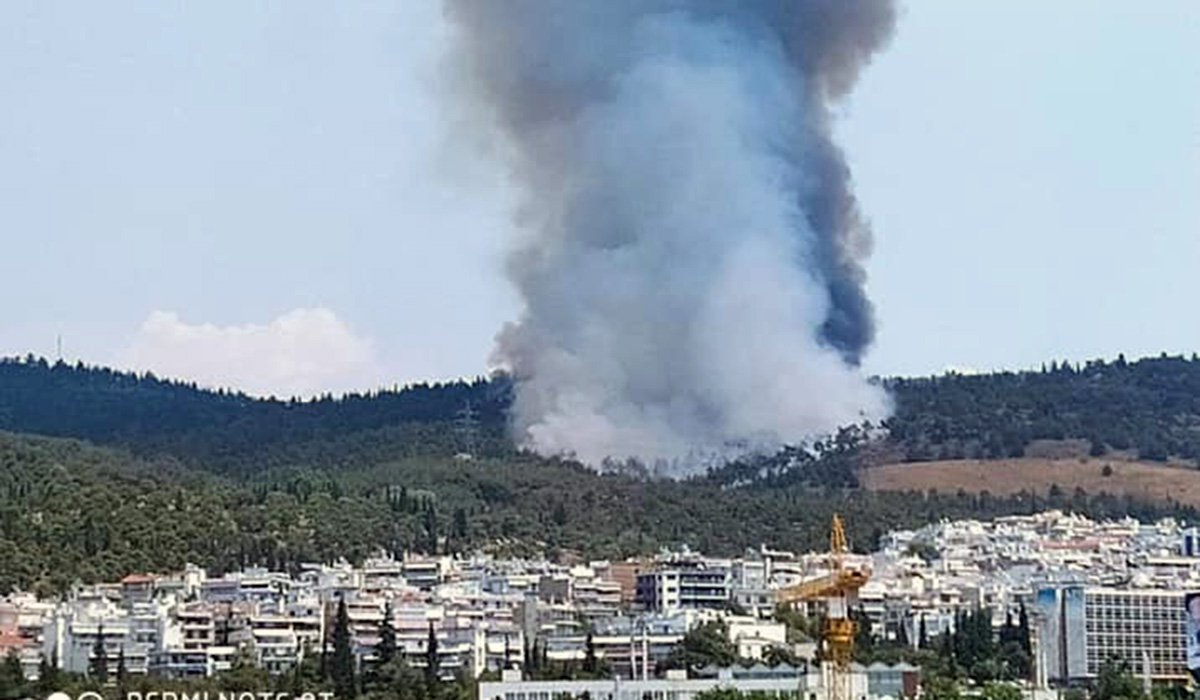 Φωτιά τώρα στο Σέιχ Σου