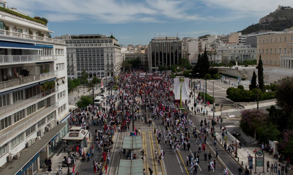 Μαζικές συγκεντρώσεις διαμαρτυρίας και συλλαλητήριο για την υπεράσπιση του 8ώρου