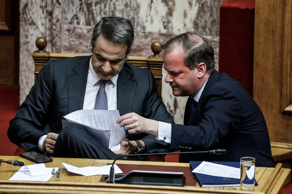 Με παρόντα τον Κώστα Αχ. Καραμανλή οι συζητήσεις Μητσοτάκη-Βεστάγκερ