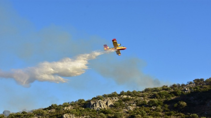 Μάχη με τις φλόγες σε τρία μέτωπα