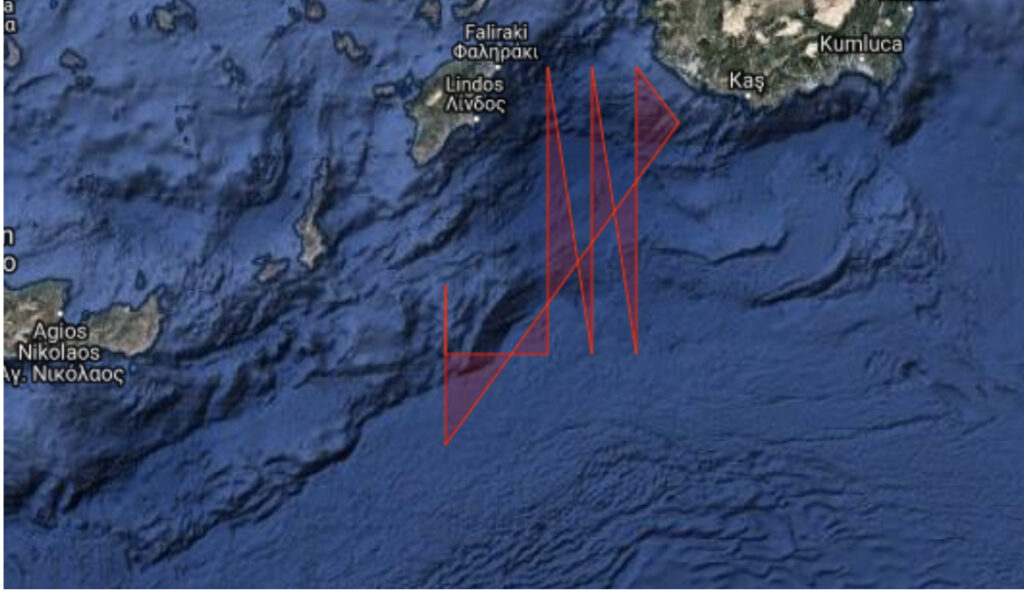 Νέα πρόκληση: Τουρκική NAVTEX από την Ρόδο μέχρι την Κρήτη
