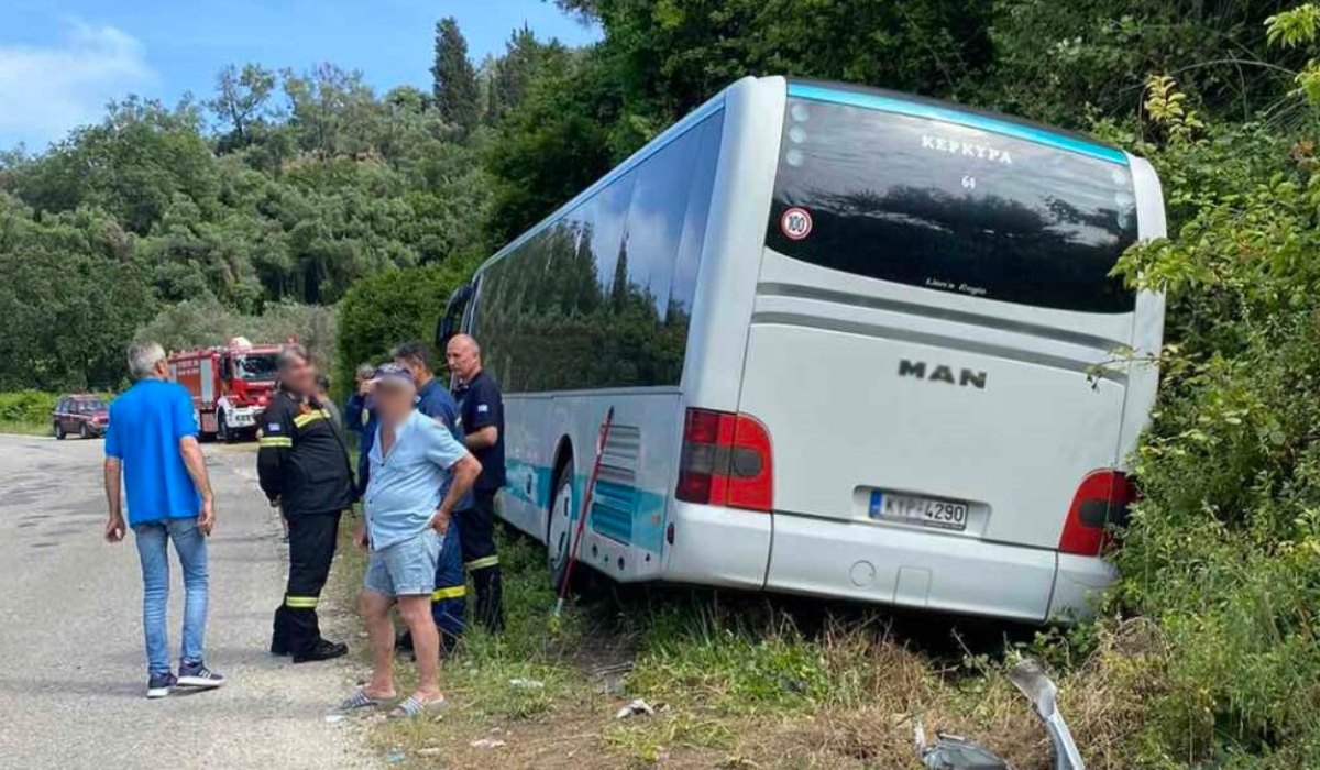 Κέρκυρα: Πέντε τραυματίες μετά από σύγκρουση ΚΤΕΛ με αυτοκίνητο