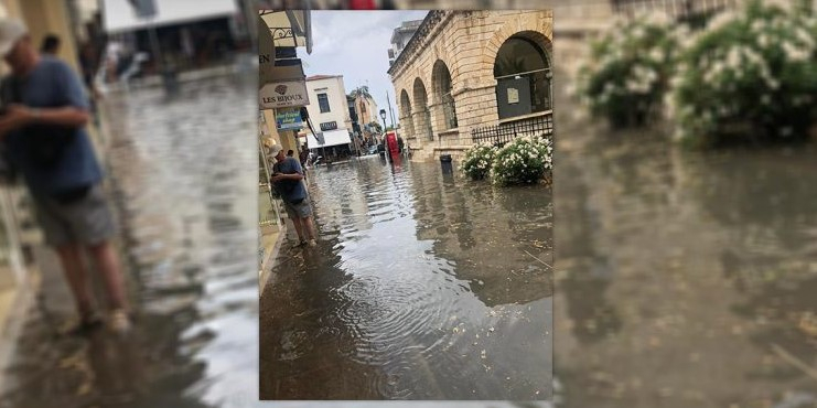 Ρέθυμνο: Διακοπές ρεύματος, ποτάμια οι δρόμοι από την καταιγίδα