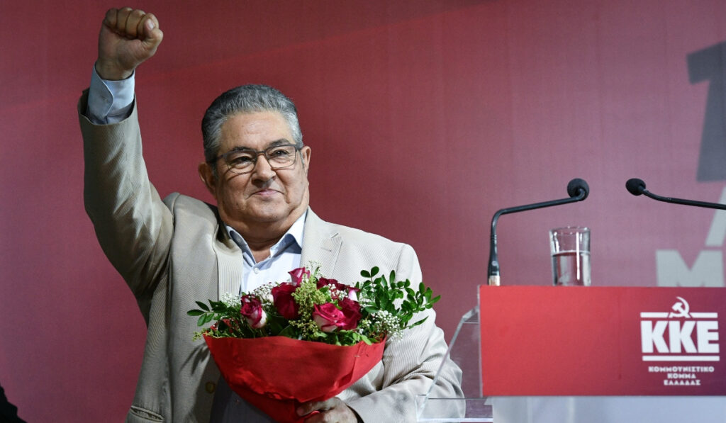 Κουτσούμπας: Η ακόμα μεγαλύτερη ενίσχυση του ΚΚΕ το μοναδικό ελπιδοφόρο μήνυμα από την κάλπη του Ιούνη