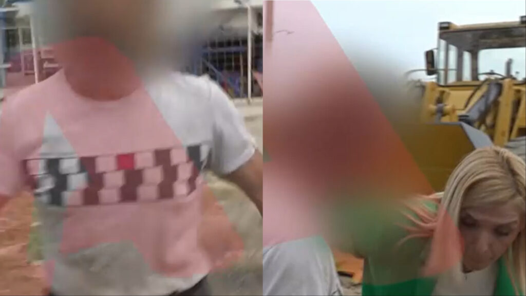 Η στιγμή της επίθεσης στη δημοσιογράφο Ρένα Κουβελιώτη – Βίντεο ντοκουμέντο