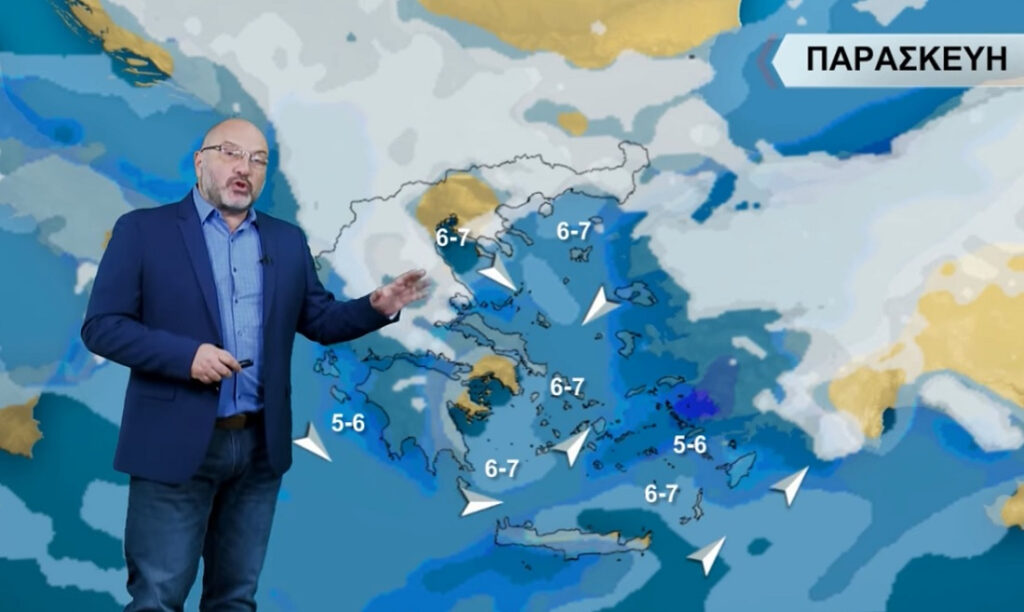 Σάκης Αρναούτογλου: Από την Παρασκευή έντονες χιονοπτώσεις, οι περιοχές