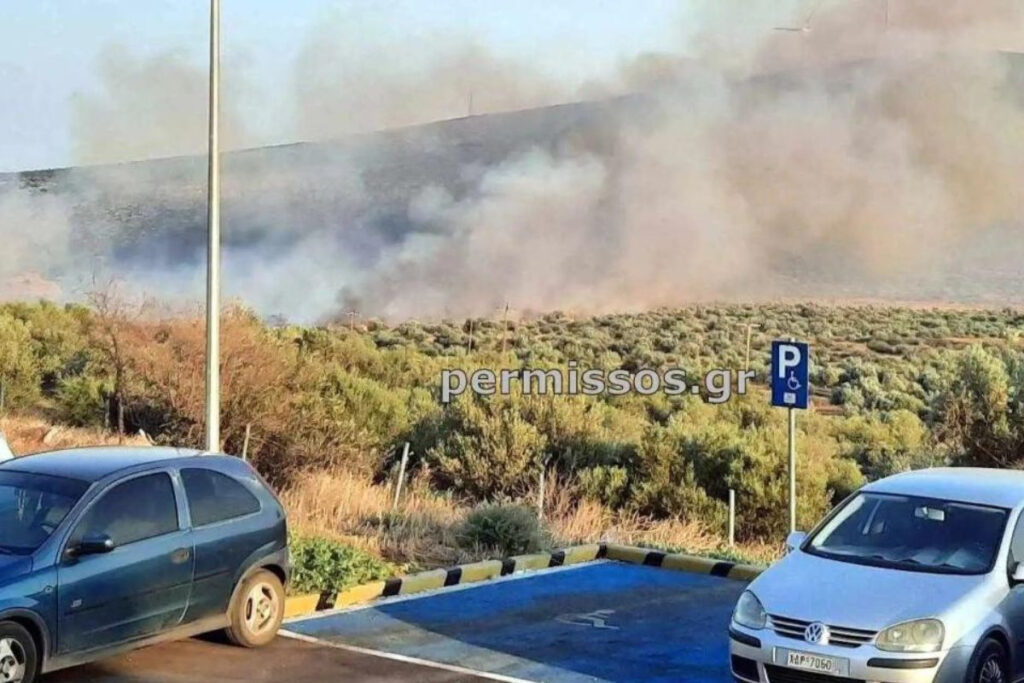 Αγωνία για τη διπλή φωτιά στoν Πρόδρομο Βοιωτίας: Ενισχύονται οι δυνάμεις