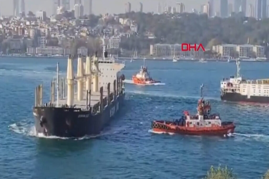 Σύγκρουση εμπορικών πλοίων στον Βόσπορο – Δείτε βίντεο