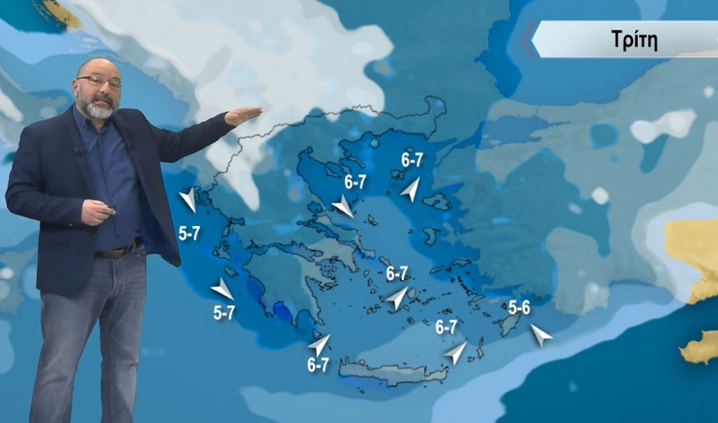 Σάκης Αρναούτογλου: Βροχές και ίσως εκπλήξεις με χιονοπτώσεις την Τρίτη