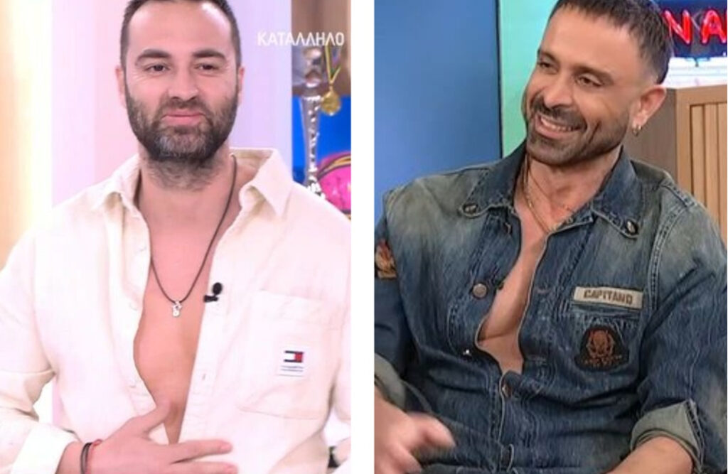 Κώστας Φραγκολιάς: Με βαθύ ντεκολτέ στο «Happy Day» – τρολάρει τον Κωνσταντίνο Χριστοφόρου