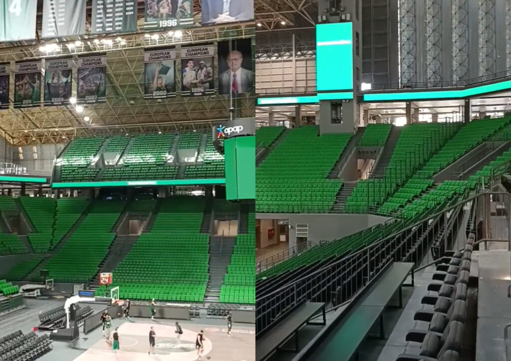 Το NBA ήρθε στο ΟΑΚΑ – Συγκλονίζει το νέο «παλάτι» του Παναθηναϊκού (Δείτε βίντεο)