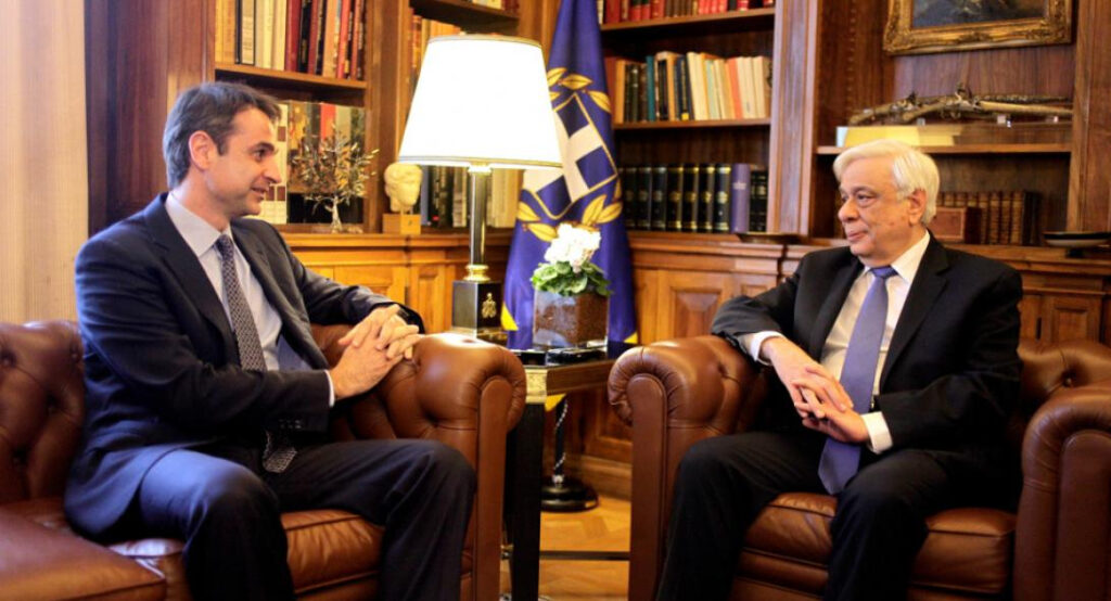 Η εντολή σχηματισμού κυβέρνησης στον Κ. Μητσοτάκη – Τηλεφωνική επικοινωνία με τον ΠτΔ