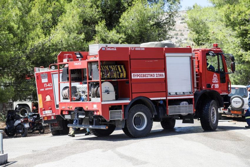 Φωτιά στην Άνδρο: Βίντεο από το σημείο