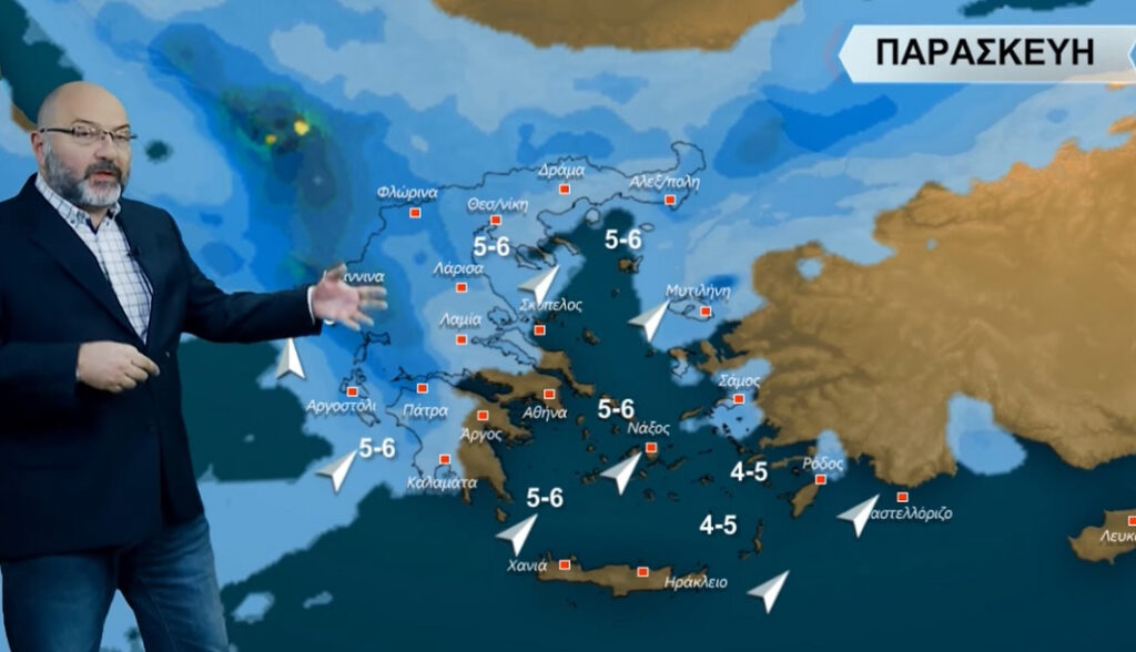 Σάκης Αρναούτογλου: Πού και πότε θα έχουμε καταιγίδες – Η πρόγνωση του καιρού