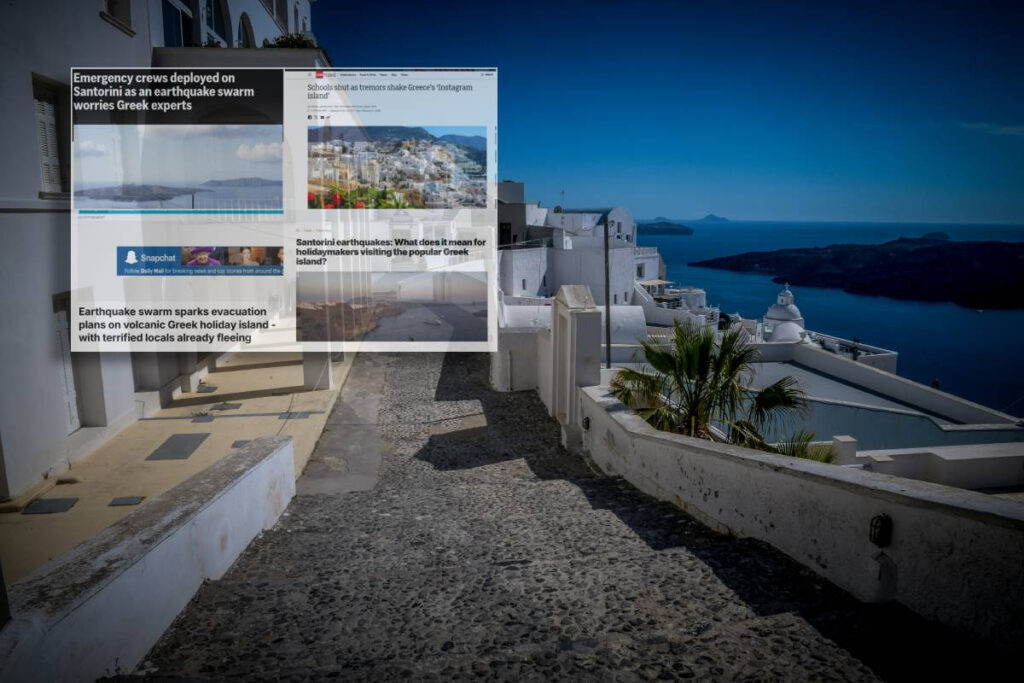 «Σεισμός» στα διεθνή ΜΜΕ για Σαντορίνη: Ανυσηχία για το «νησί του Instagram»